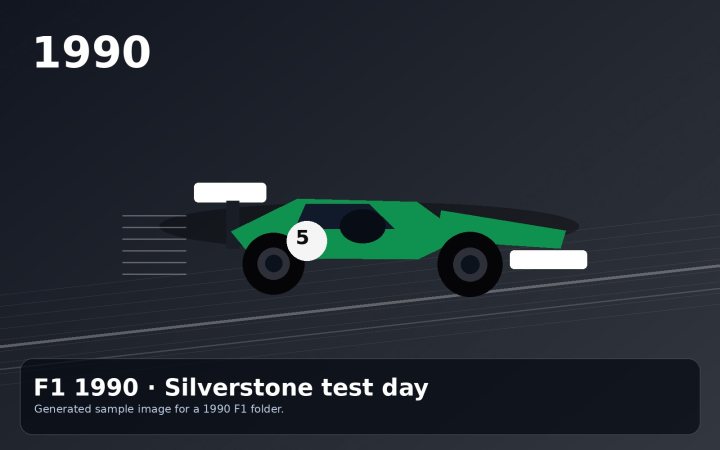 1990 Silverstone Test Day