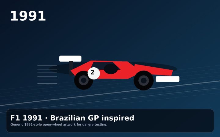 1991 Brazilian GP Inspired