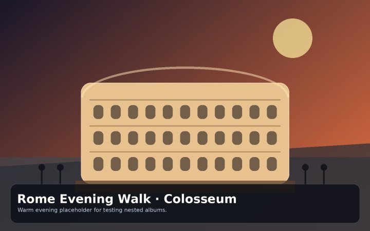 Colosseum Evening Walk